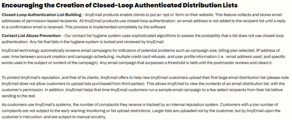 Mailchimp vs TinyEmail 21