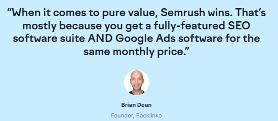 semrush testimony