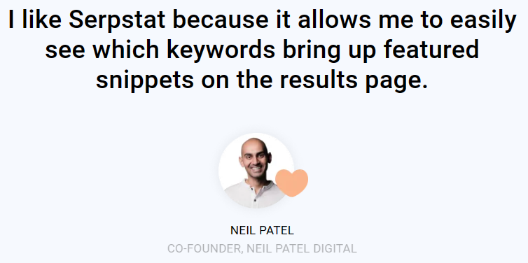 Best SEO Tools for Small Business: neil patel