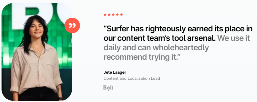 surfer seo testimony